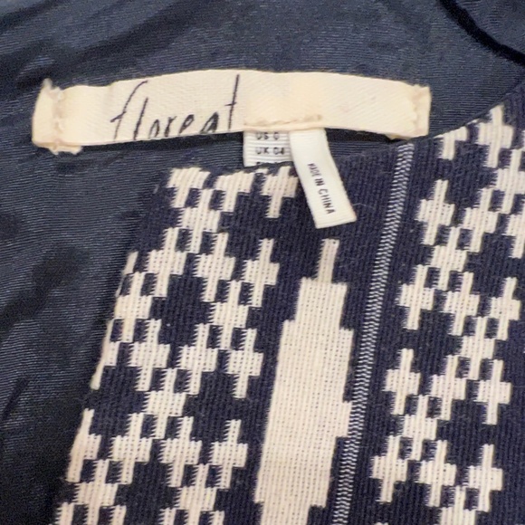 Anthropologie Floreat Mika Ikat Shift Dress 0 XS - Picture 6 of 6